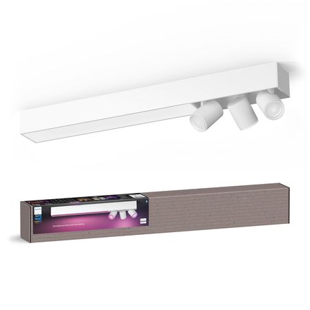 Philips Hue Plafón Led Inteligente Centris 3 Spots Blanco