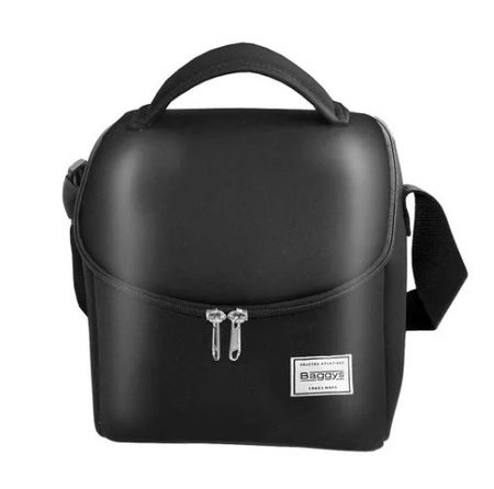 Lunchera Termica Neoprene color negro