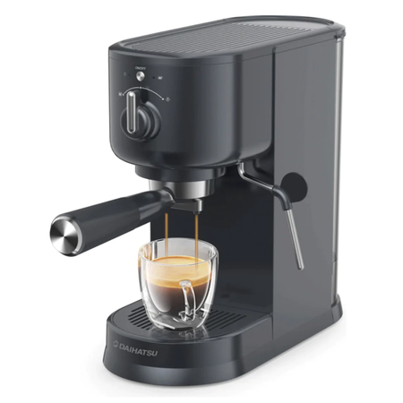 CAFETERA DE FILTRO NEGRA DAIHATSU Presión 20 bares 1500W