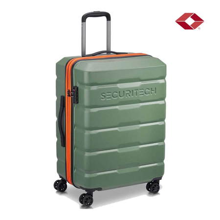 Valija Mediana Expand Securitech Citadel Delsey Rigida Verde