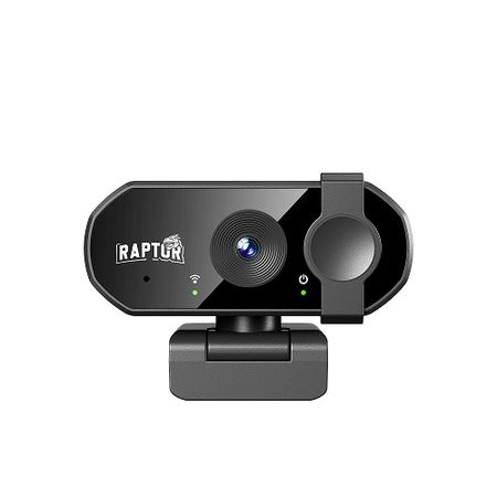 Webcam Raptor Vision 4K Microfono Tapa