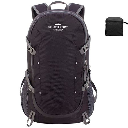 Mochila Plegable Negra Gadnic Capacidad 40L