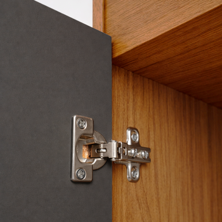 Placard Ropero Reforzado de 4 Puertas 2 Cajones Grafito Teca Maximo Fortaleza - Vista 7