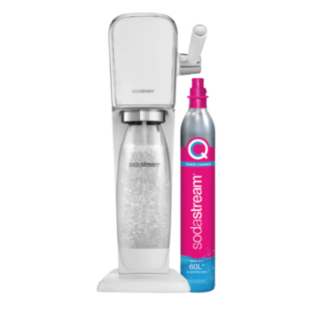 Sodastream Maquina Para Soda Art Moderna Cilindro Botella - Blanco