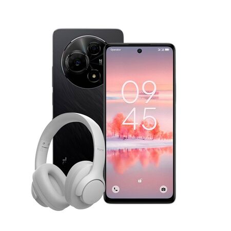 Combo TCL 60 Pro NXT Paper 5G 8+512GB Dark Black + Hune Over-ear Gris