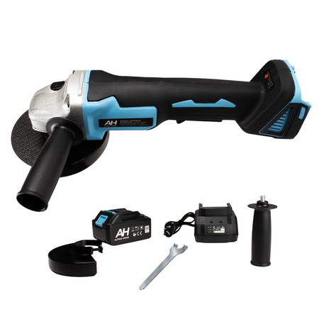 Amoladora Angular Inalambrica 115mm Brushless 21v Alpina