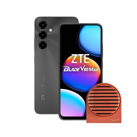 CELULAR ZTE V80 MAX NEGRO 4+256gb + Parlante BT HUNE - Corteza-#COMBO#-