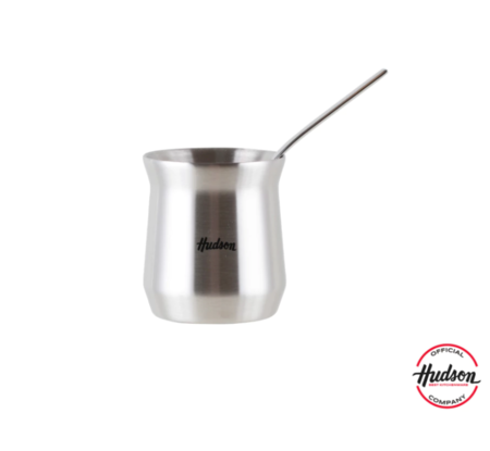 Mate Hudson Acero Vaso Acero Doble Pared Bombilla