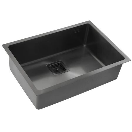 Pileta de Cocina Essentia Simple 660B Grafito Satinado Mi Pileta