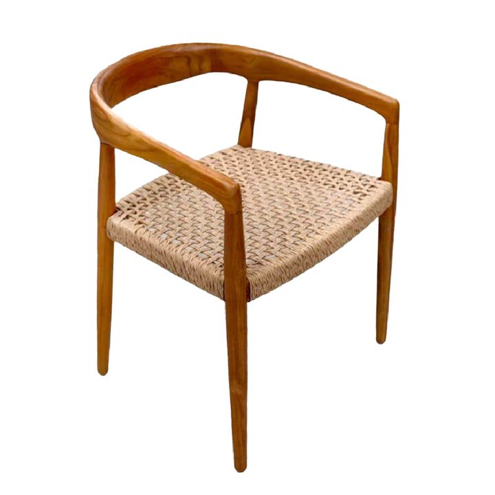 Sillón Bali Kraft Laqueado en Madera Teka Natural - Vista 1