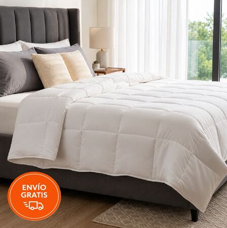 Acolchado Queen Piero Edredon Home Dreamer Beige