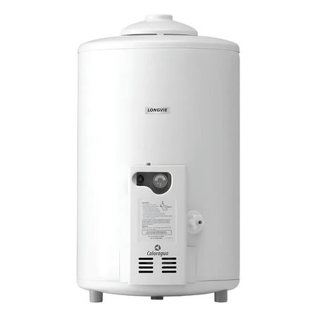 Termotanque A Gas Longvie 50 Litros De Pie T3050pf Color Blanco