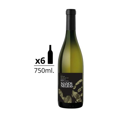 Vino Blanco Manos Negras Blend de Blancas Caja x 6