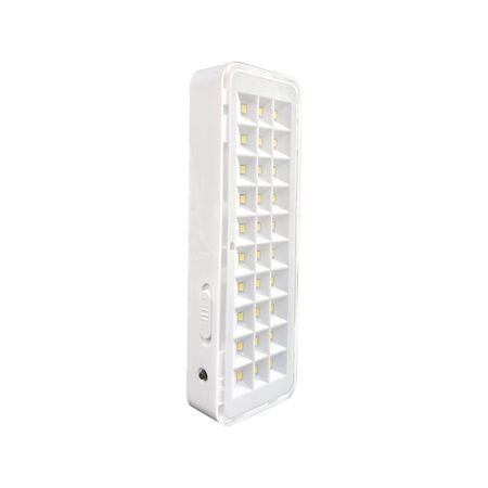 LUZ DE EMERGENCIA DE 30 LED CON BATERÍA RECARGABLE LI-ION 3.7V 1200MAH (EMERLIGHT-30LED)