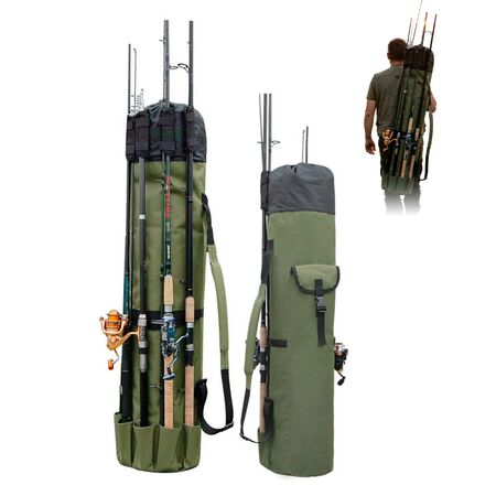 Bolso Para Cañas De Pescar Gadnic Gran Capacidad Con Bolsillos