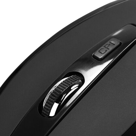 Mouse Klipxtreme Klever Inalámbrico de 6 Botones Rojo