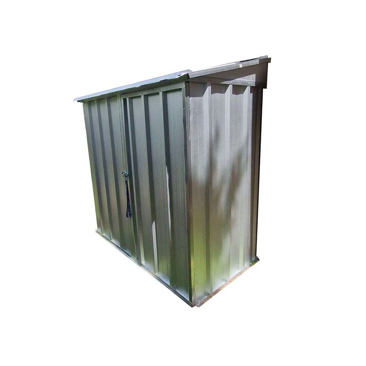 Deposito Armario Caseta Cobertizo de jardin 2x1 Techo 1 agua DON ACERO - Vista 1