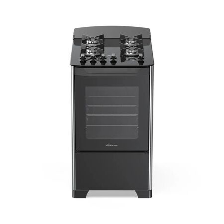 Cocina Multigas Siam 4 Hornallas 51cm Negro CSI-CM51NV