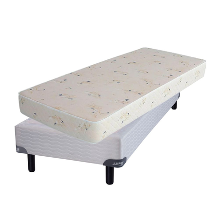 Colchón + Sommier Espuma 1 Plaza Inducol Family 80x190x18 70kg 