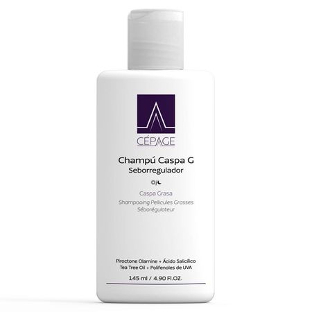 Shampoo Cepage Caspa Grasa Seborregulador Pelo Suave 145 Ml