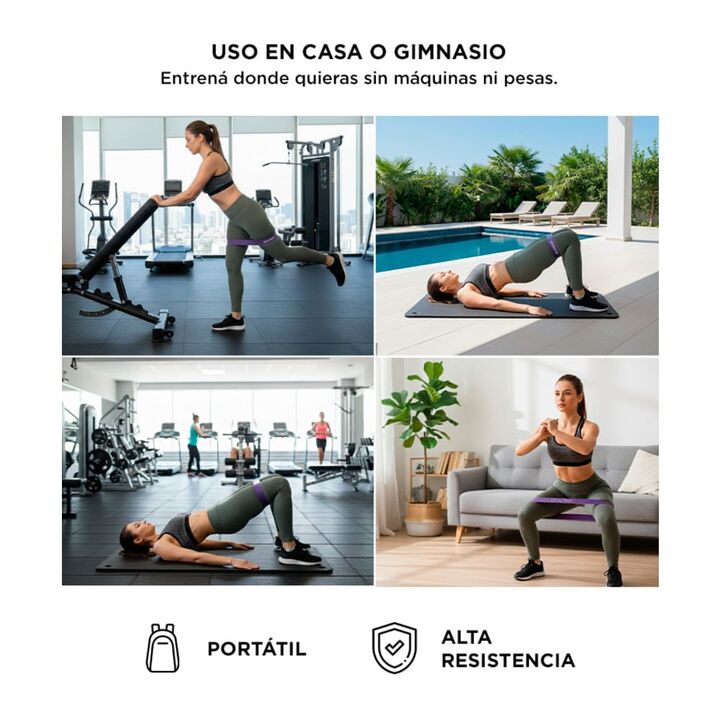 Banda de Resistencia de Entrenamiento Gadnic G-BAND105 Goma Elástica - Vista 5