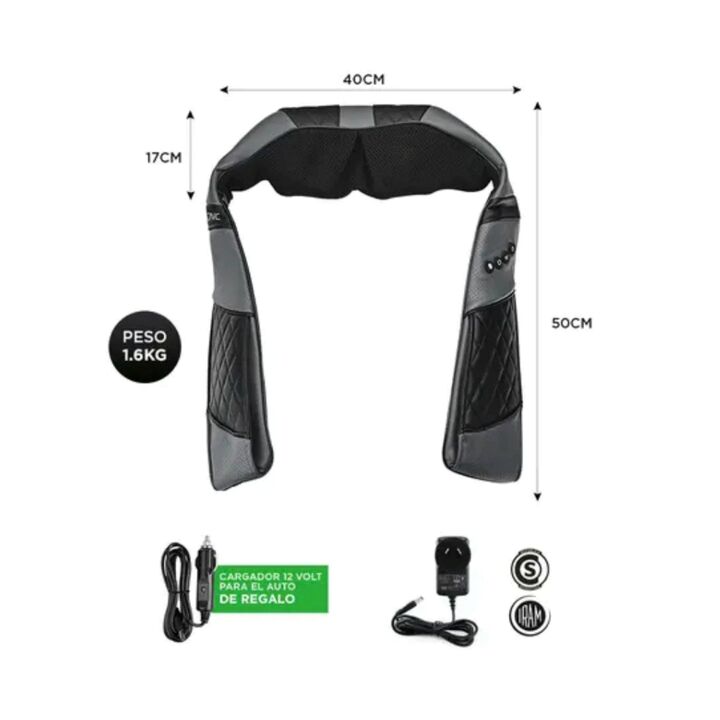 MASAJEADOR GADNIC DE CUELLO (C:NEGRO MASAJ014) - Vista 3