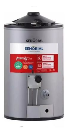 Termotanque A Gas Senorial Family Alta Recuperacion De 30lts