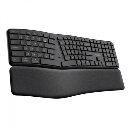 Teclado Trust Keyra Ergo Multi Wireless Es