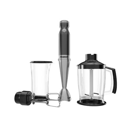 Minipimer Varilla Metal 1000 Watts Peabody Pe-lma328dm Gris Metalizado