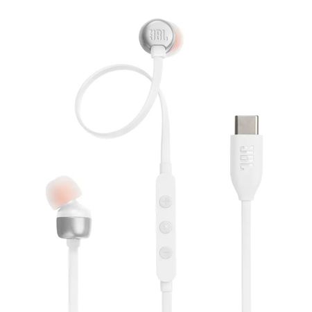 Auricular Jbl In Ear Usb C Blanco Tune 310C