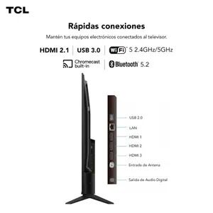 Smart TV TCL 55” 4K UHD LED 55V6C-M Google TV - Vista 4