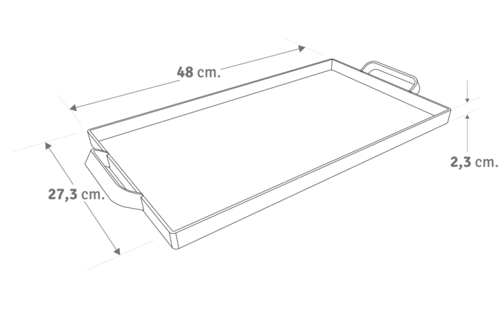 Kit Plancheta de 2 hornallas con Set de Tapas y Espátula - La Planchetta - Vista 5