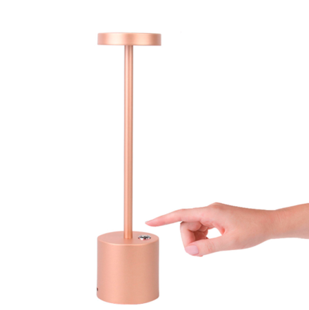 Lámpara de Escritorio Rosa Gadnic con Luz LED Recargable 3w 