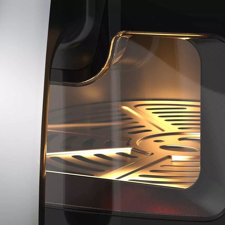 Freidora Electrica de Aire Goldstar - Control Tactil - 1300w - 6 Litros de Capacidad - Vista 3