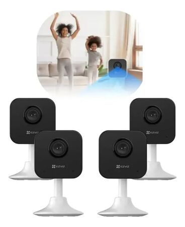 Combo x 4 Cámara Ezviz Ip H1c Wifi 1080p Interior Cs-h1c