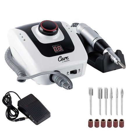 Torno Para Uñas Gadnic 35000rpm Con Pedal y Display LED