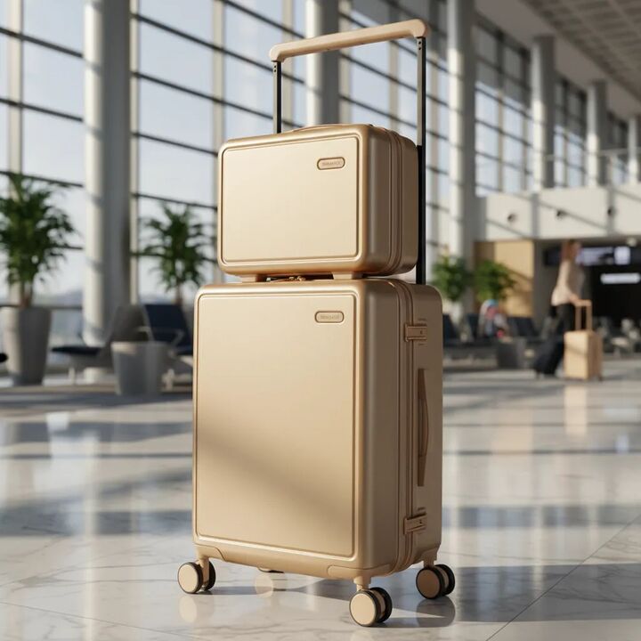 Set De Valijas Skora 20 Pulg Y Beauty Case Gold 41460 - Vista 7