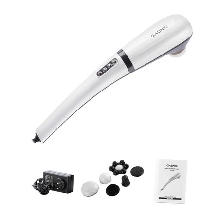 Masajeador Gadnic MAS28 De Mano Cuerpo Completo 6 Velocidades Terapia De Calor