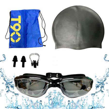 Kit de Natación 5 en 1 Gadnic 78OLE8 Antiparras Gorra Bolsa Tapones