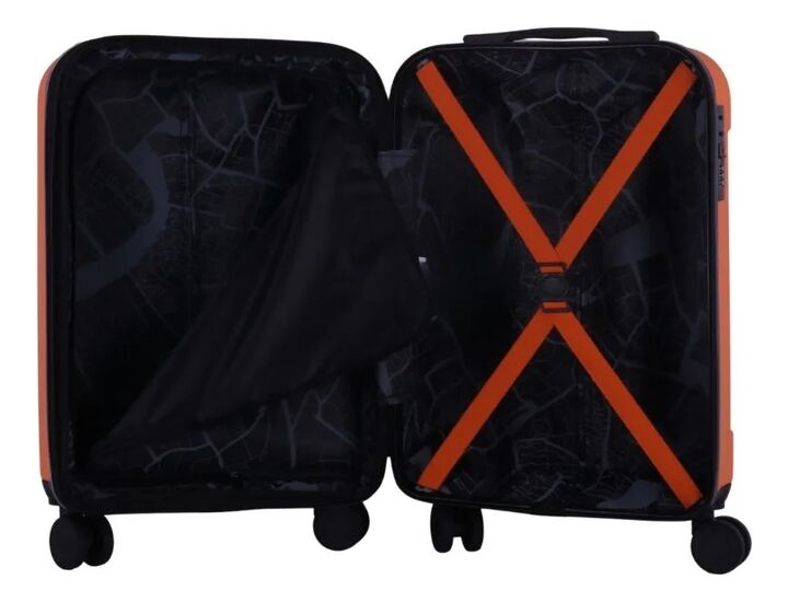 Valija Wanderlust Hard Abs 20 Pulg Expandible Naranja 41112 - Vista 6