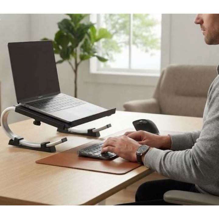 Base Ergonomica De Escritorio Para Notebook Ob-S1 One Box - Vista 2