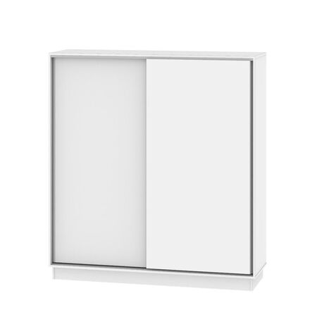 PLACARD CORREDIZO BLANCO DE 180 CM DE 2 PUERTAS 