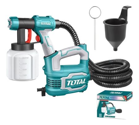Pistola Pintura Electrica 850ml/min Total Tt5506 550w + Kit