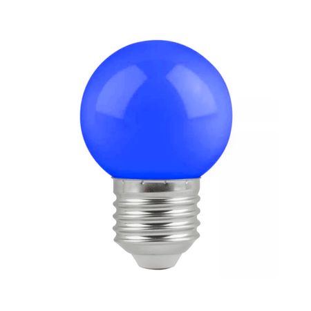 Pack X10 Lampara Moderna Gota Led 1W E27 Opal Azul