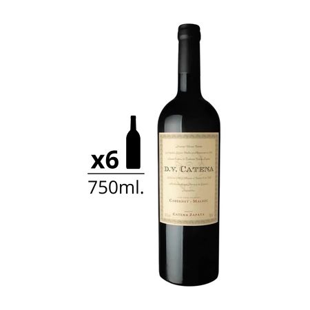 Vino Tinto DV Catena Cabernet Sauvignon - Malbec Caja x 6