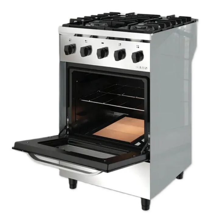 COCINA SAHO KUMA 18099 550 4 HORNALLAS CIEGA FUNDICION ACERO INOX - Vista 3