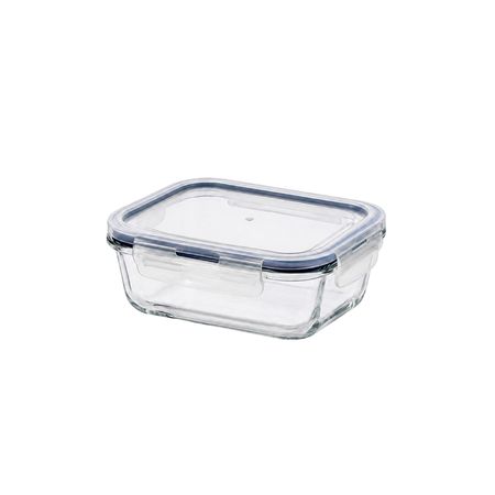 Hermetico Rectangular De Vidrio 370 Ml - Jovifel