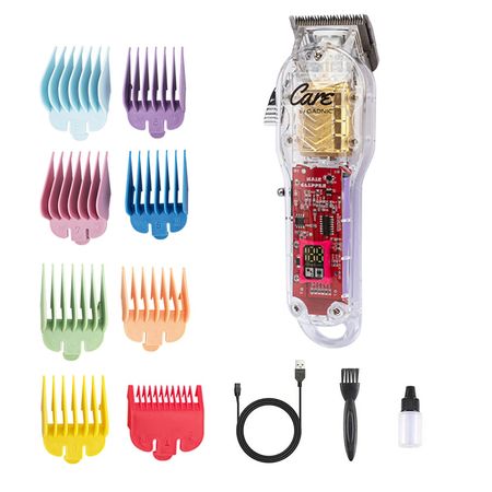 Maquina de Cortar El Pelo Gadnic Profesional Armazón Transparente 100-240v