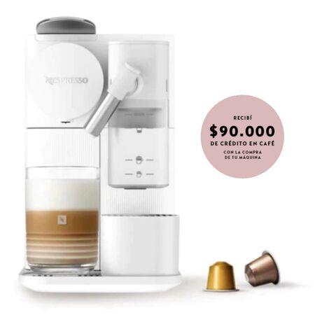 Cafetera Nespresso Lattissima One Evo Blanca F121-AR-WH-NE