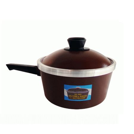 Salsera Eterna Con Tapa Fundición Aluminio 3 Litros 600